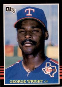 1985 Donruss George Wright Baseball Card #256