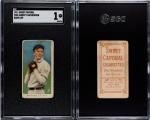 1909-11 T206 Christy Mathewson Dark Cap Card