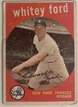 1959 Topps Whitey Ford Baseball Card #430