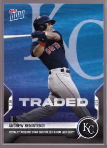 Andrew Benintendi Royals MLB TOPPS NOW® Card