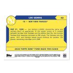 Lou Gehrig 2022 TOPPS NOW® MLB Card