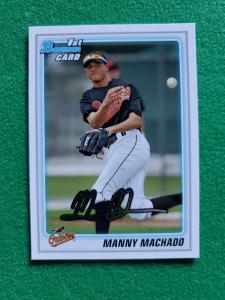 Manny Machado 2010 Bowman Draft Rookie Card