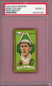 1911 T205 Eddie Collins Baseball Card Phil A's
