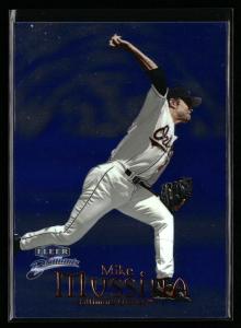 Mike Mussina 1999 Fleer Brilliants Blue Card