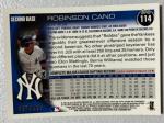 2010 Topps Chrome Purple Refractor Robinson Cano #114