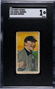 1909 T206 Hughie Jennings HOF Baseball Card