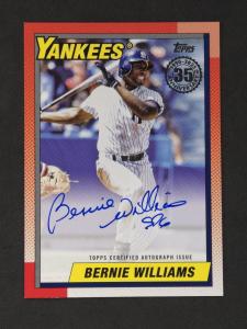 2025 Topps Series 1 Bernie Williams Yankees Autograph
