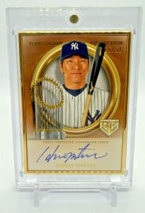 2024 Topps Gold Frame Hideki Matsui Auto Card