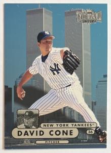David Cone 1998 Metal Universe Sports Card #114