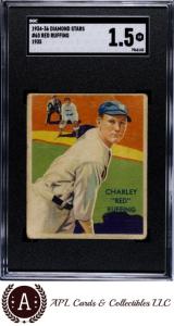 1934 Diamond Stars Red Ruffing Card #60