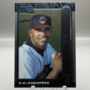 1999 CC Sabathia Bowman Chrome Rookie Card