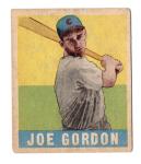 Joe Gordon 1948-49 Leaf Rookie Card #117