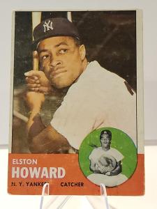 1963 Topps Elston Howard Yankees Baseball Card