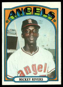 1972 Topps Mickey Rivers Rookie Card #272