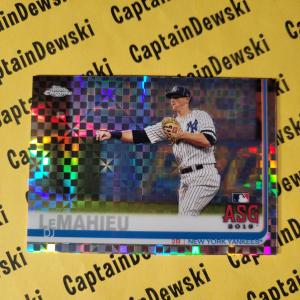 DJ LeMahieu 2019 Topps Chrome Update X-Fractor