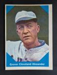 1960 Fleer Grover Cleveland Alexander Baseball Card