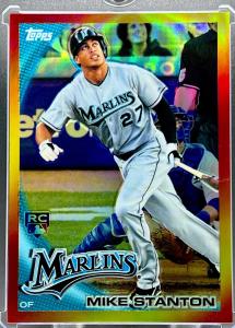 Giancarlo Stanton Topps Red Hot Rookies Chrome