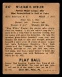 1940 Play Ball Baseball #237 Wee Willie Keeler