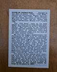 1950-55 Callahan Master Set - Old Hoss Radbourne