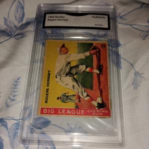 Rogers Hornsby 1933 Goudey #119 Card