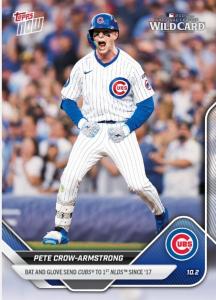 2025 Topps Now #814 Pete Crow-Armstrong Cubs Card