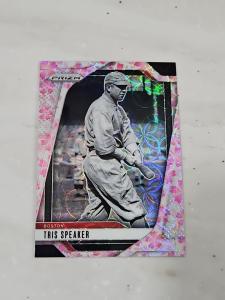 2025 Panini Prizm Tris Speaker Cherry Blossom Card