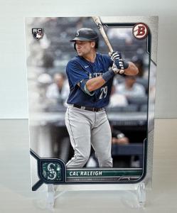 Cal Raleigh 2022 Bowman Seattle Mariners Rookie Card