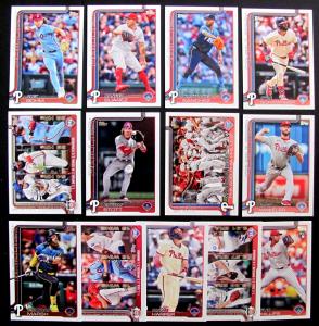 2025 Topps Philadelphia Phillies 26 Card Set
