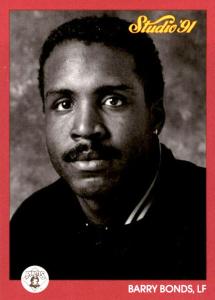 1991 Studio Barry Bonds Pittsburgh Pirates Card