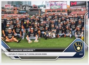 Milwaukee Brewers 2025 Topps NOW Card 746