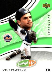 2004 Upper Deck Power Up Mike Piazza Card