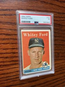 1958 Topps Whitey Ford #320 Yankees Card
