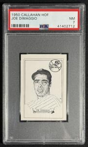 Joe DiMaggio 1950 Callahan Baseball Card PSA 7