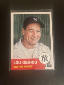 2023 Topps Living Lou Gehrig HOF #600 Yankees