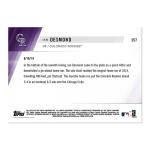 Ian Desmond 2019 Topps Now #357 Rockies Card