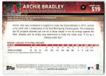 2015 Topps Archie Bradley Arizona Diamondbacks Rookie Card