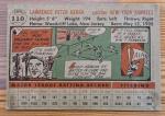 Yogi Berra 1956 Topps #110 Gray Back Card