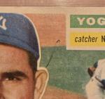Yogi Berra 1956 Topps #110 Gray Back Card