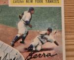 Yogi Berra 1956 Topps #110 Gray Back Card