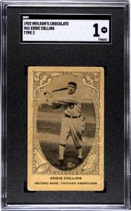1922 Eddie Collins V61 Sports Card – SGC 1