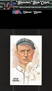 Fred Clarke 1980-01 Perez-Steele Hall of Fame Card