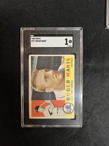 1960 Topps Roger Maris #377 NY Yankees Card