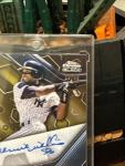 2023 Topps Chrome Black Bernie Williams Auto Gold