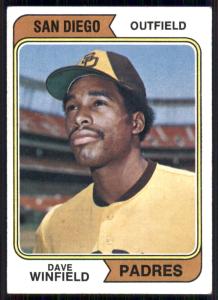 1974 Topps Dave Winfield Baseball Card #456