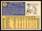 1970 Topps Lou Piniella Kansas City Royals #321