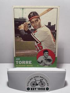 1963 Topps Joe Torre #347 Milwaukee Braves Card