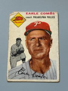 1954 Topps Earle Combs #183 Sports Card