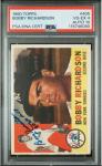 Bobby Richardson 1960 Topps Signed Baseball Card