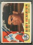 Bobby Richardson 1960 Topps Signed Baseball Card