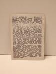 1950 Callahan Hall of Fame Henry Chadwick Card